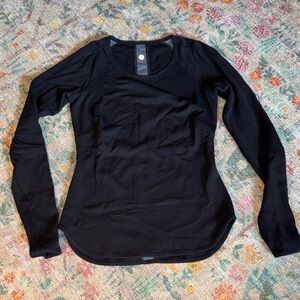 lululemon athletica Midnight Black Long Sleeve Tee